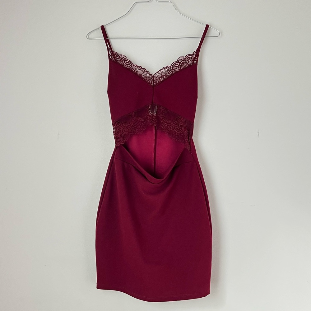 Maroon Dress